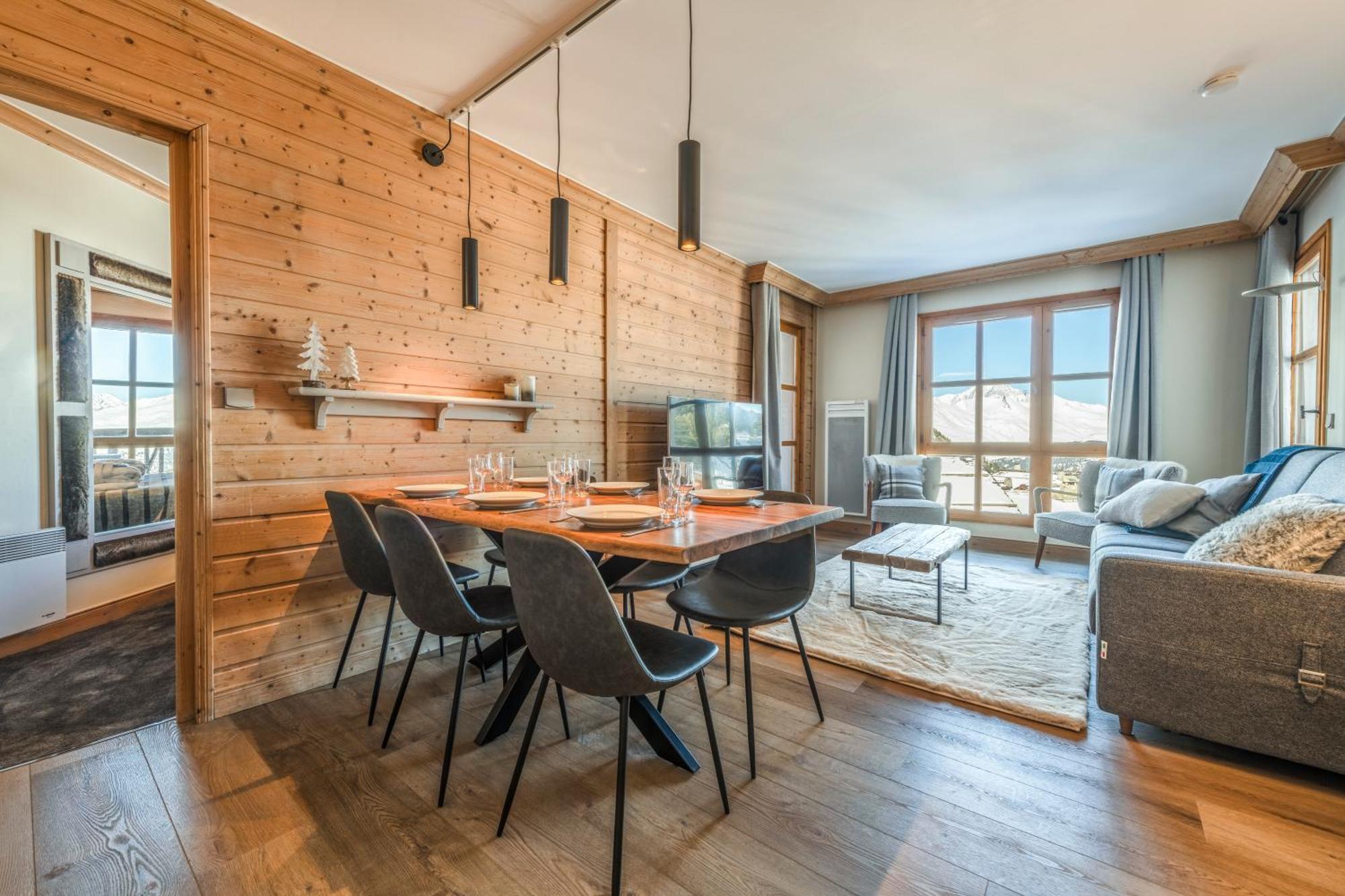 Appt Renove, 6 Personnes Arc 1950 Vue Exceptionnelle Montblanc, Sauna, Hammam, Piscine Int Et Ext Les Arcs (Savoie) Exterior foto